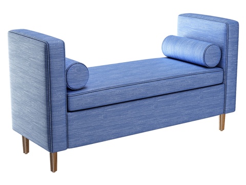  Telesphorus 软包储物长凳 MCRR23223d模型 