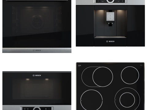  博世套装 - PKN675DK1D, CTL636ES1,3d模型 