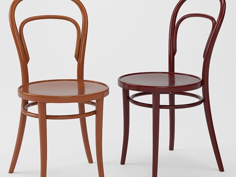  维也纳椅_083d模型 