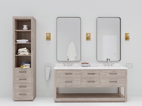  Kempton浴室套装一3d模型 