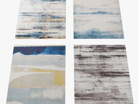  West Elm地毯3d模型 