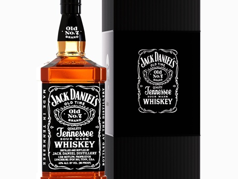  杰克丹尼尔3d模型 