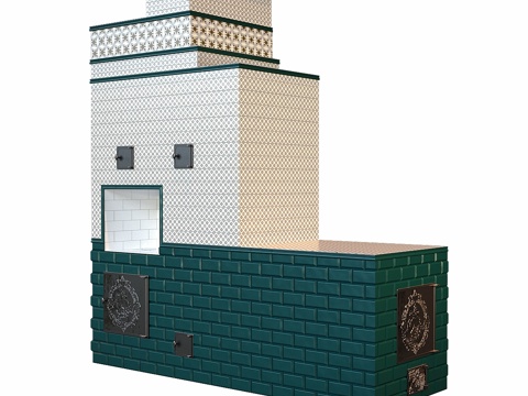  Kerama Marazzi 炉灶3d模型 