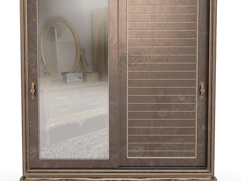  Vendeik衣柜3d模型 