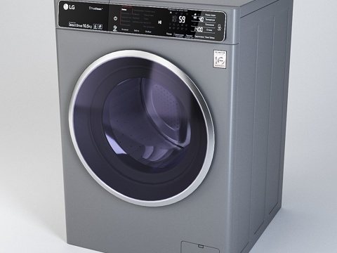  洗衣机 LG F14U1JBS63d模型 