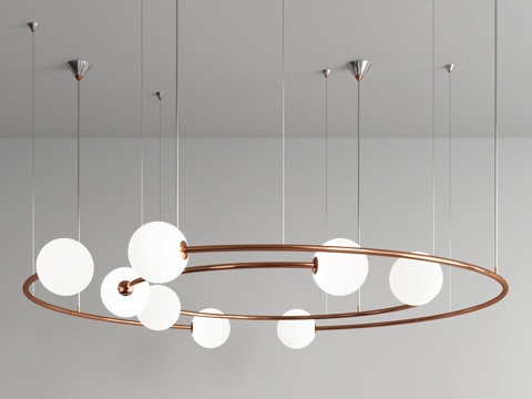  Oddments双头吊灯3d模型 