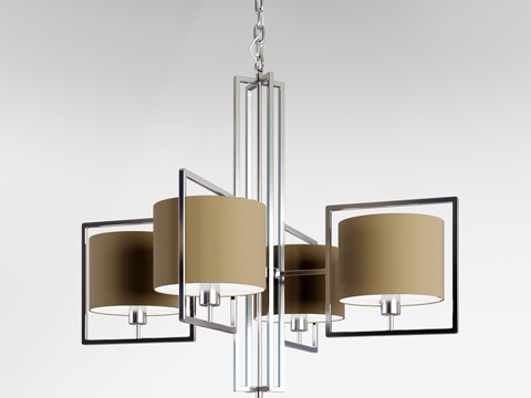  康尼斯顿镍吊灯3d模型 