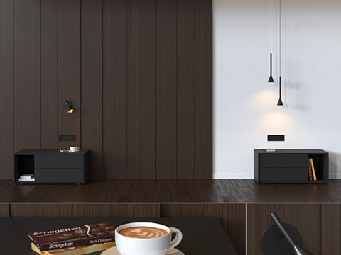  卧室装饰4.3d模型 