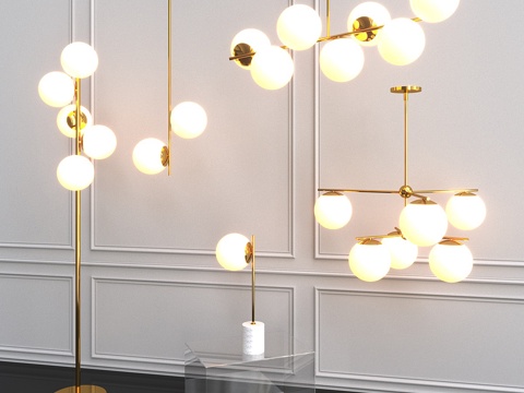  West Elm灯具系列3d模型 