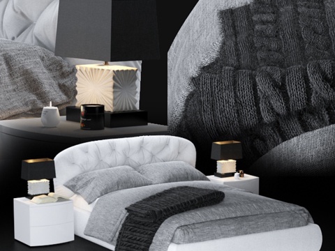  People MAB床3d模型 