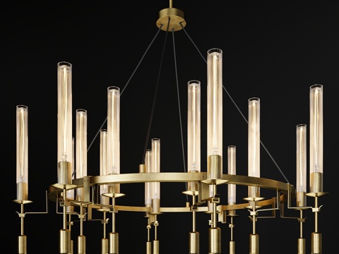  FONTANELLE ROUND CHANDELIER3d模型 