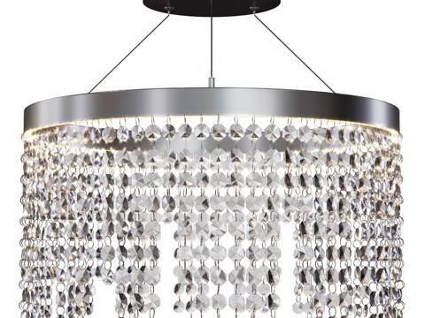  皇家90050悬挂灯 12760流明 镀铬款3d模型 