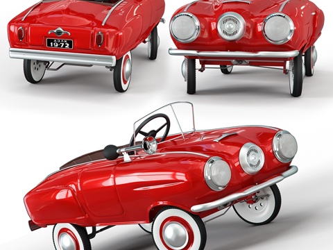  脚踏车莫斯科牌3d模型 