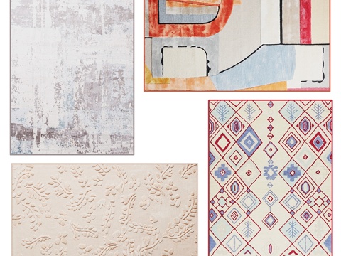  Anthropologie 地毯套装33d模型 