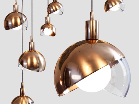  卡利梅罗奇幻玻璃灯3d模型 