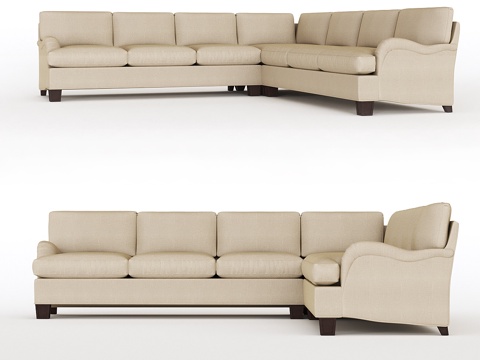  贝克沙发3d模型 