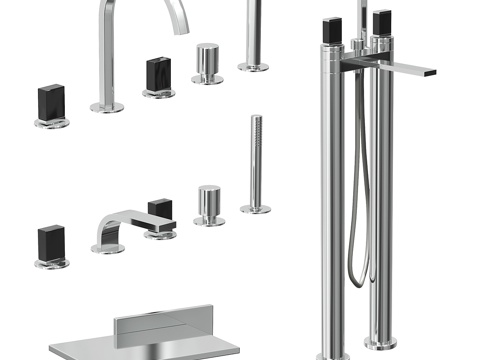  Fantini威尼斯浴缸龙头系列3d模型 