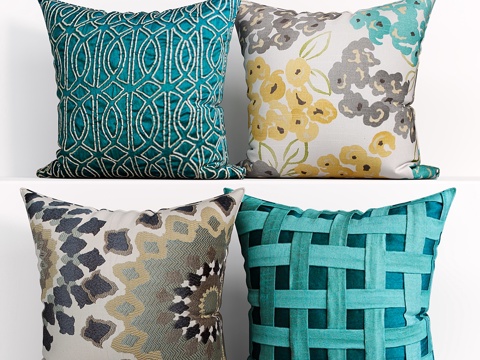  装饰抱枕套装 170 Houzz3d模型 