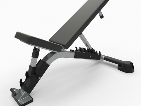  亚特兰蒂斯长凳3d模型 