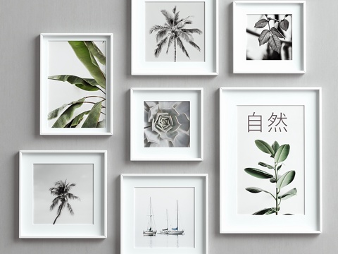  相框套装-653d模型 