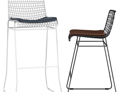  箱子与桶 Tig 高脚凳3d模型 