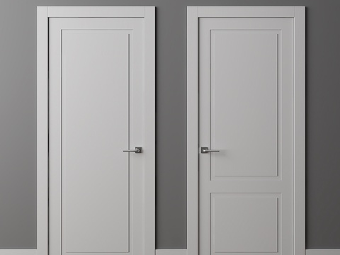  沃尔霍维茨新古典主义门款8001 80023d模型 