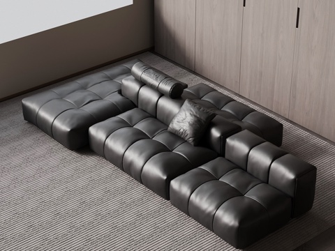  现代异型沙发su模型 