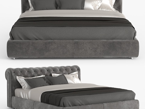  FLEXTEAM Charles B.床3d模型 