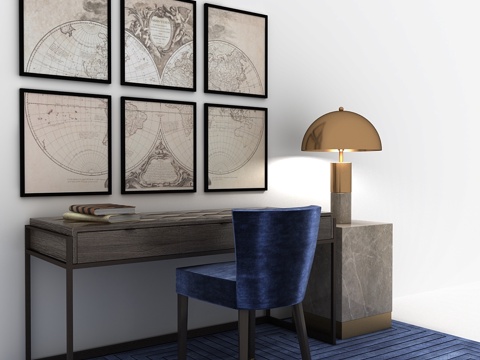  艾克霍尔茨套装3d模型 