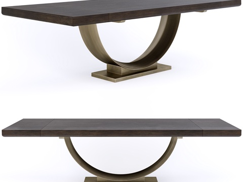  沙发与椅子公司 - 温布尔登餐桌3d模型 