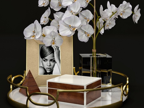  装饰套装3d模型 