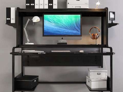  宜家Fredde工作站3d模型 