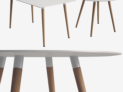  餐桌套装_Daw_La Forma装饰3d模型 