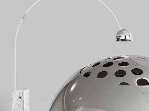  Arco Flos落地灯3d模型 