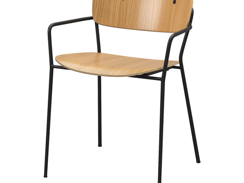  北欧简约单人椅子 椅子 简约椅子 餐厅椅子 凳子 休闲椅子3d模型 