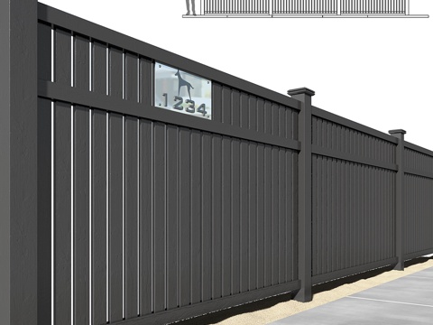  围栏第二辑3d模型 