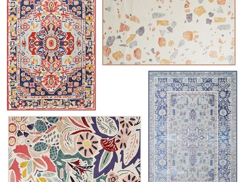  Anthropologie 地毯套装 43d模型 