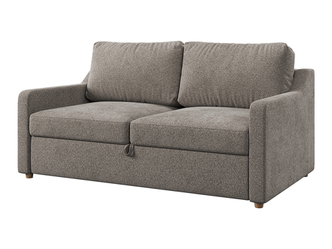  现代简约双人沙发 双人沙发 简约沙发 客厅沙发 灰色沙发3d模型 