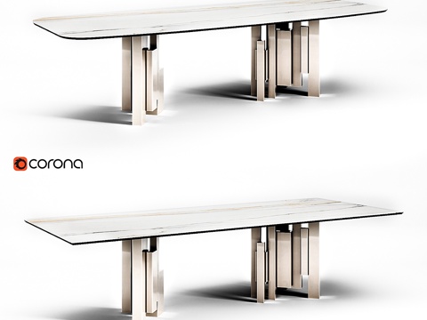  卡特兰意大利天际线陶瓷全套3d模型 