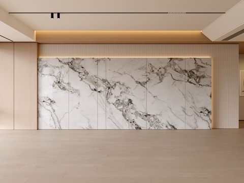 现代客厅 奶油客厅 沙发背景墙 客厅背景 奶油风背景墙su模型