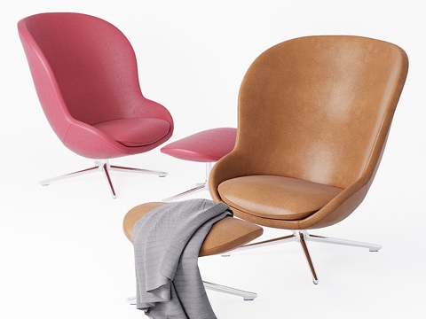  诺曼哥本哈根Hyg休闲椅3d模型 