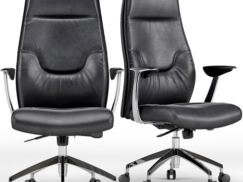  纽约高背办公椅3d模型 