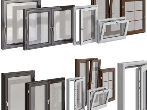  窗户系列_43d模型 