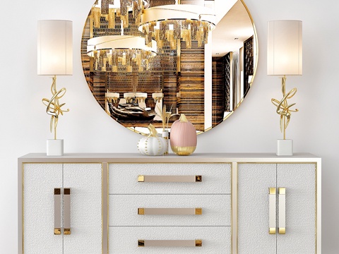  尼曼·马库斯边几与边柜系列3d模型 