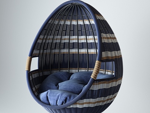  Crate and Barrel秋千椅3d模型 