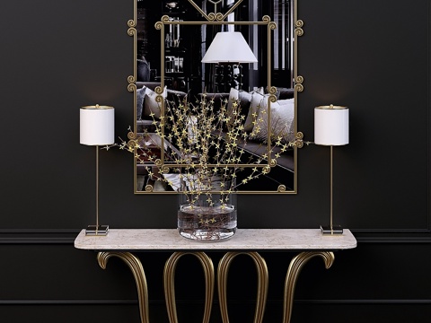  环球视界拜伦·布朗娱乐柜3d模型 