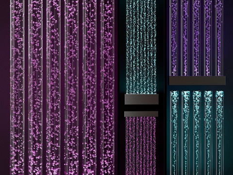  泡泡柱与柱廊 23d模型 