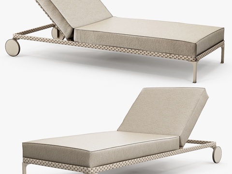  Dedon - Rayn沙滩椅3d模型 