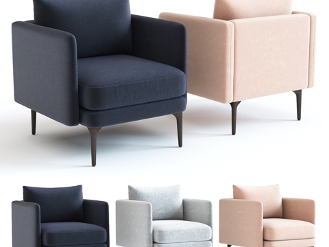  Western Elm 奥本椅3d模型 