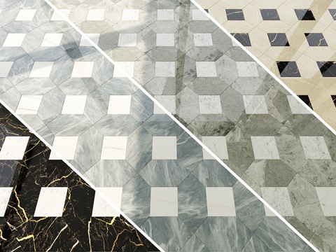  Italon charme extra 地板马赛克多边形3d模型 